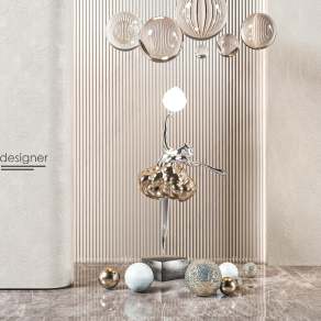 现代雕塑3D模型下载